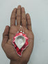 Pure Silver Leaf Pattern Maroon 30g